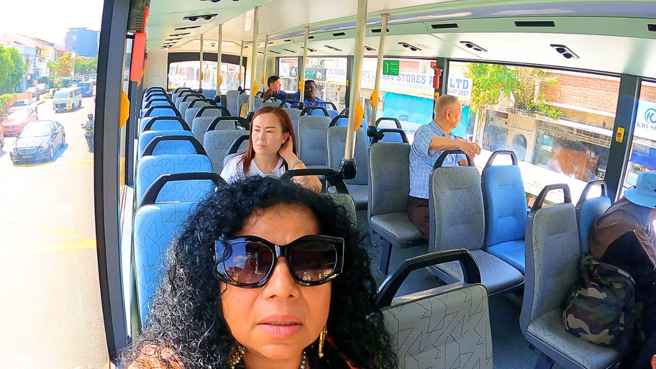 Double Decker Bus Ride To Little India Singapore 