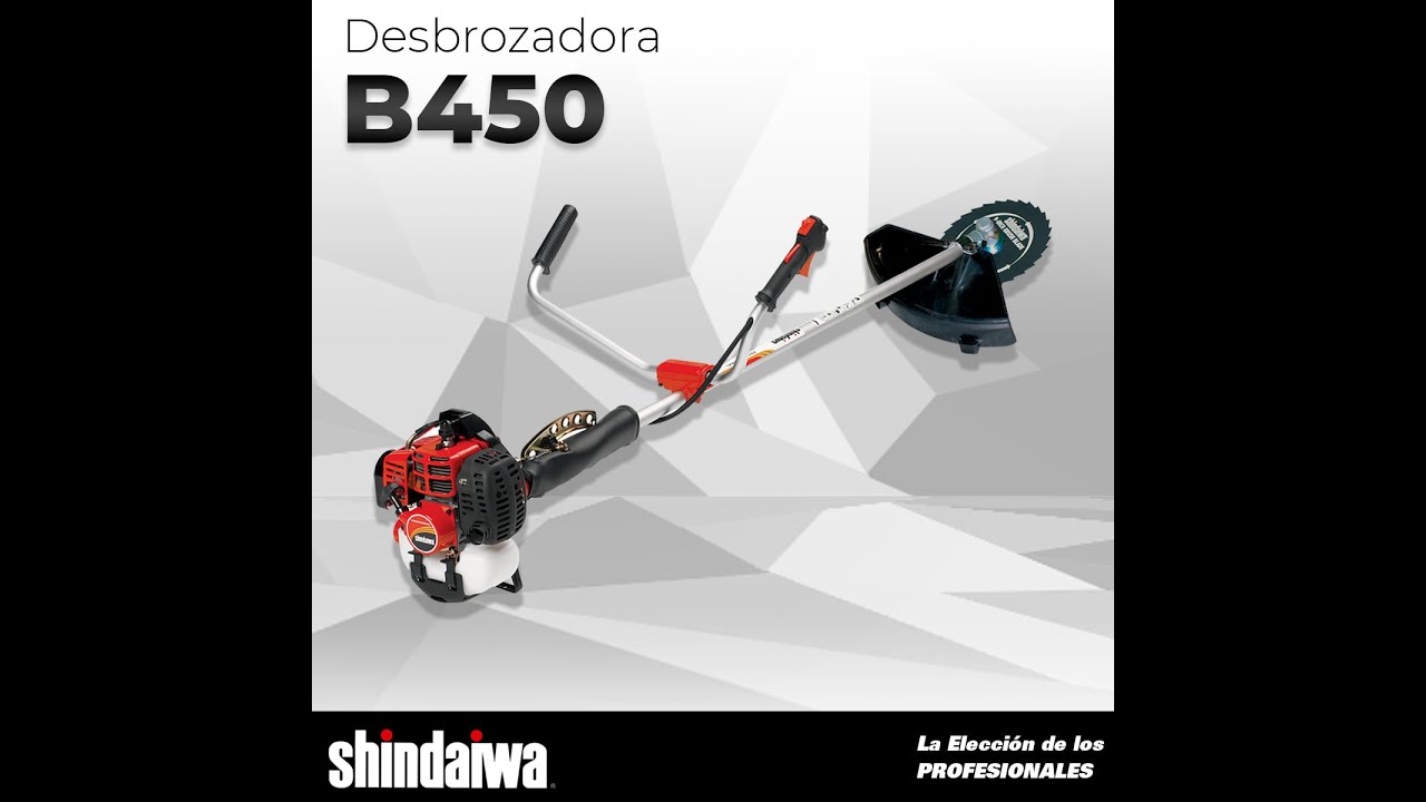 Uso y mantenimiento - Desbrozadora B450 Shindaiwa