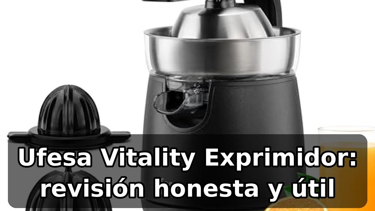 Review completa de Ufesa Vitality Exprimidor: potencia y antigoteo en acero inoxidable
