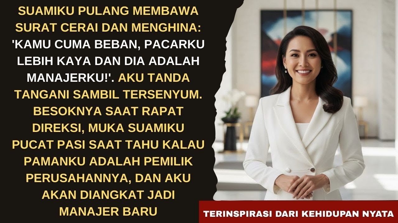 AKU DIHINA SUAMIKU SEBAGAI BEBAN, IA MEMILIH PACARNYA YANG KAYA. DIA TAK TAHU SIAPA AKU SEBENARNYA.
