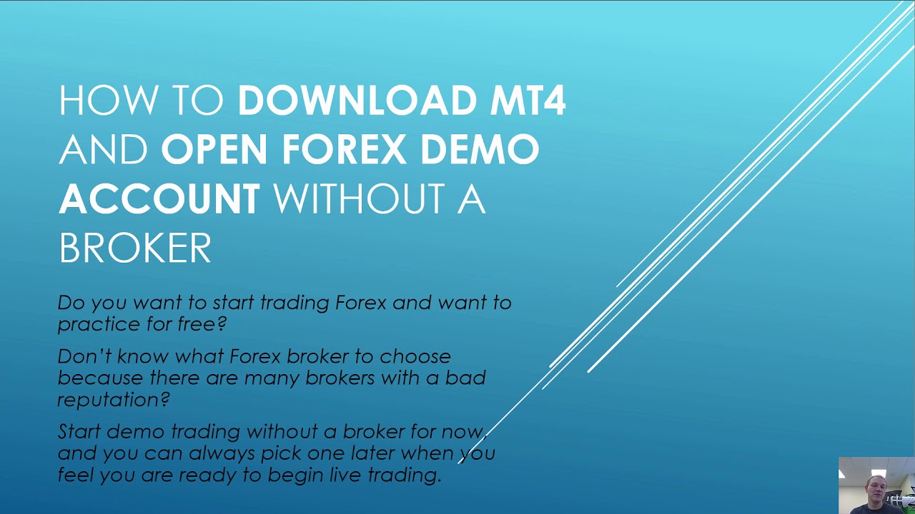 How To Download MT4 and Open Forex Demo Account Without a Broker