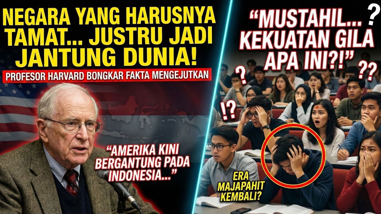 Terungkap di Harvard! Alasan Sebenarnya Dunia Kini Bergantung pada Indonesia #viral #news #Sains