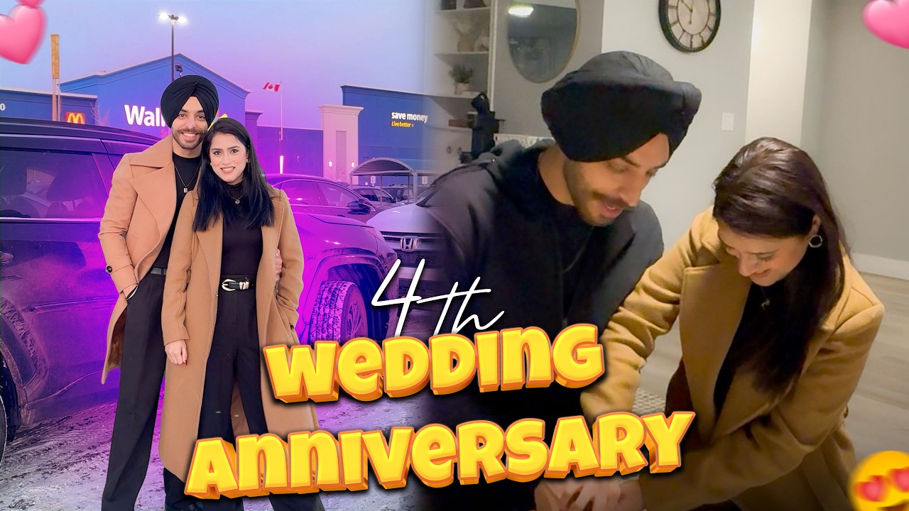 Our 4th Anniversary I Tanveersimran Vlogs