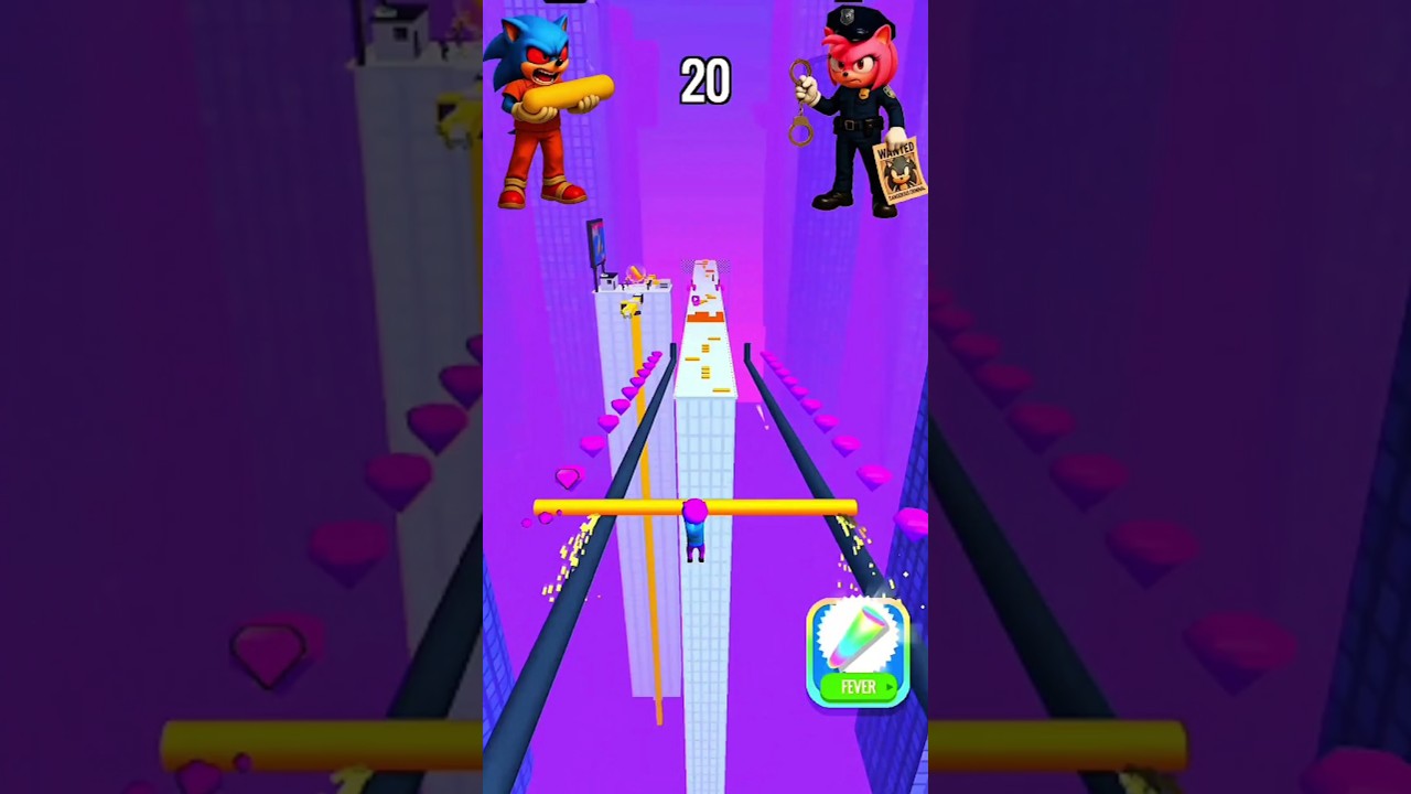 HELP! SONIC TRAPPED ON ROOF & AMY ROSE LAUGHING!🤯🔥ROOF 3D 