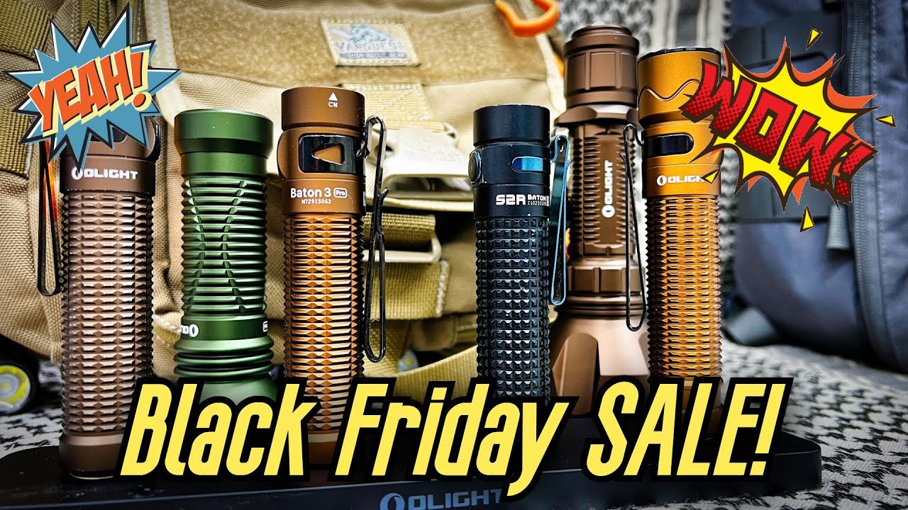 Olight Black Friday Sale - Up To 45% OFF and FREE gifts!