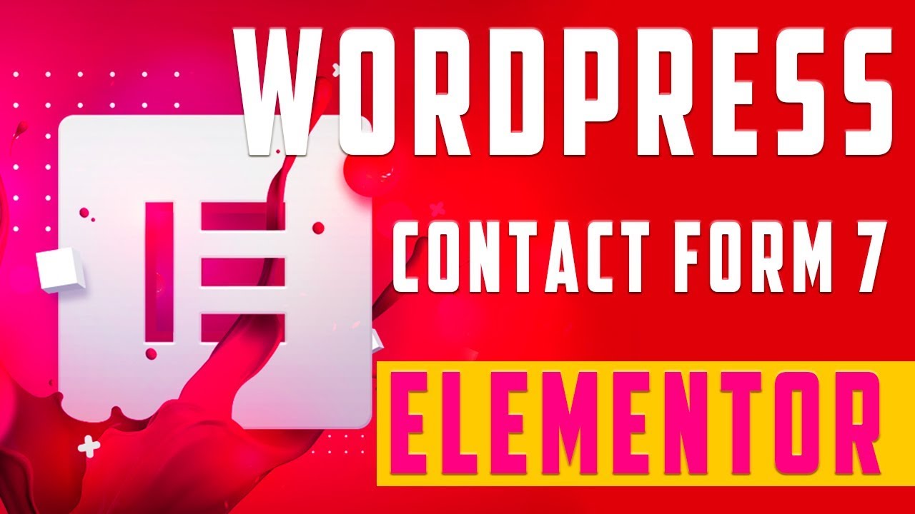 Contact form 7 в красивом дизайне в Elementor