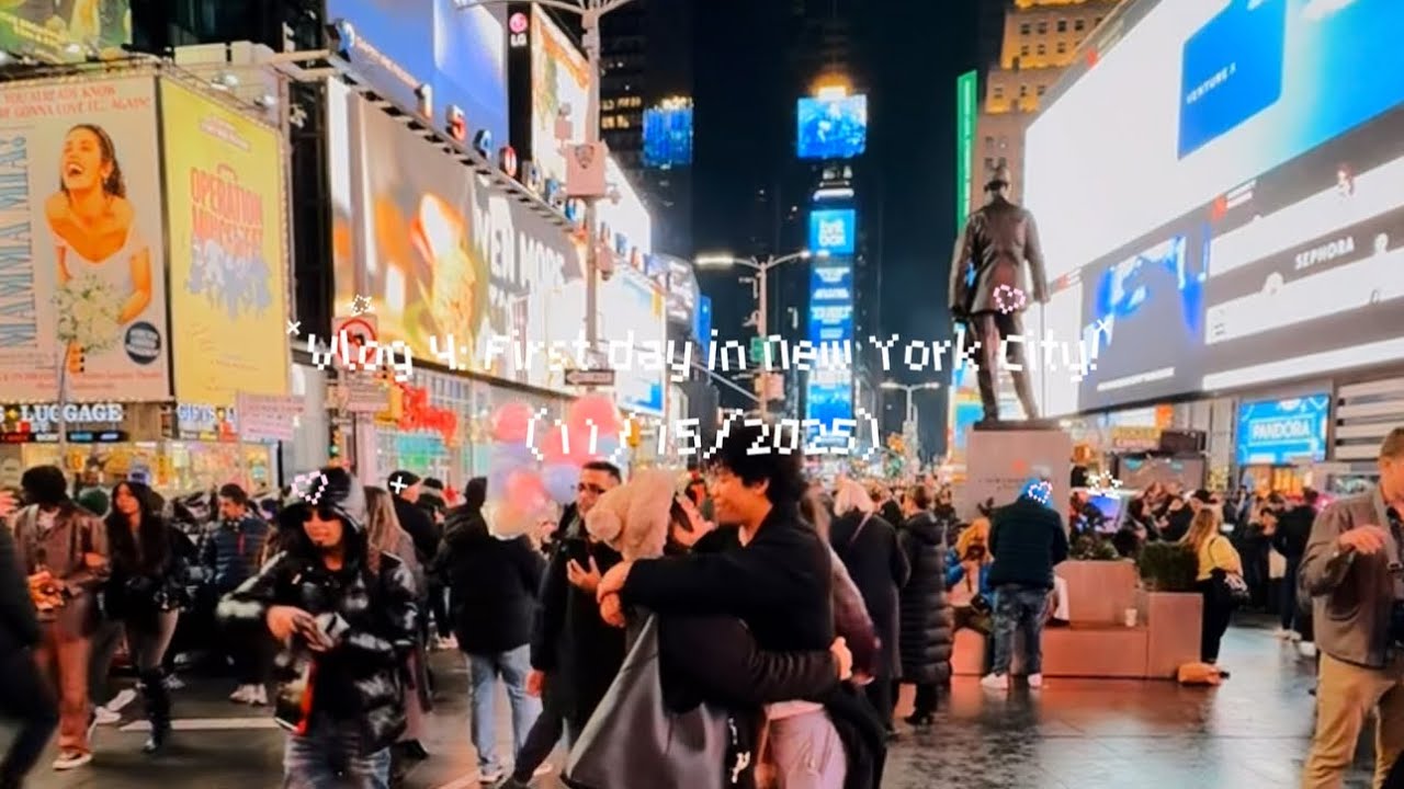 Vlog 4: 1st day in NYC (Beetlejuice Broadway + Grand Central Terminal + St. Patrick’s Cathedral)