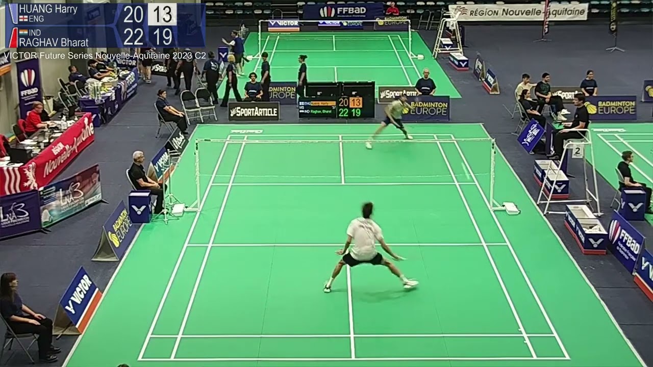 Match Point - Harry Huang vs Bharat Raghav - MS, SF - Nouvelle-Aquitaine 2023