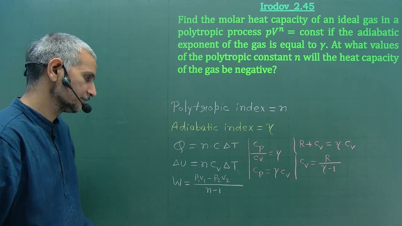 Irodov Solution 2.45 || Thermodynamics || IIT JEE || Olympiad Training ||