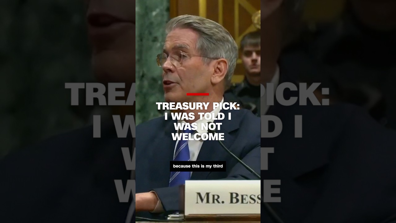 Treasury pick: I was told I was not welcome