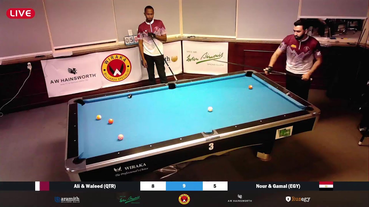 EGYPT VS QATAR 9 BALL TEAMS FINAL (winner side)