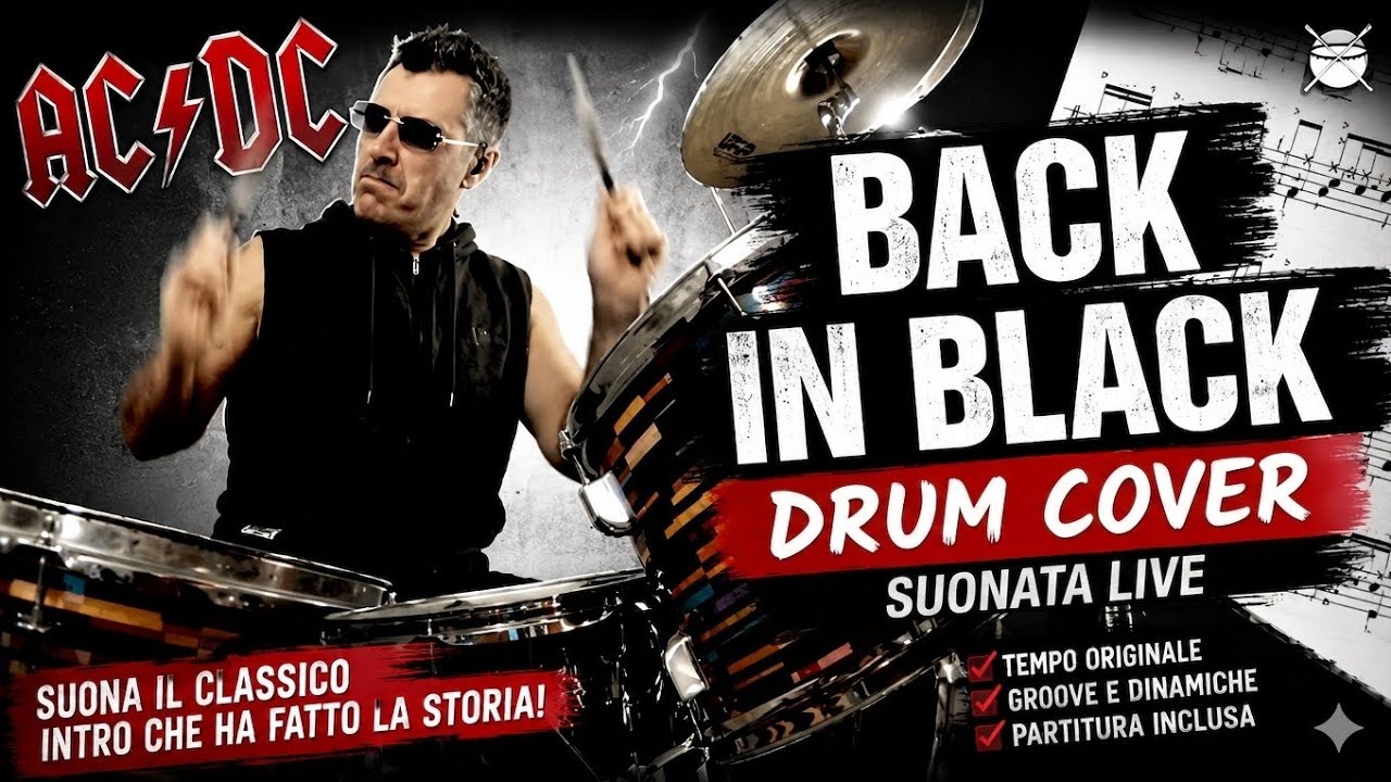 Back In Black - drum cover