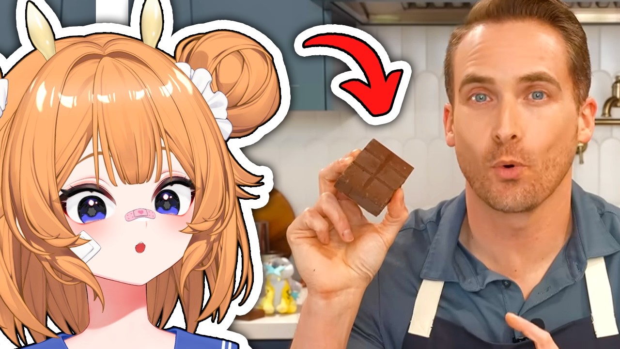 German Vtuber reacts to WW2 CHOCOLATE | Tasting History Max Miller Reaction