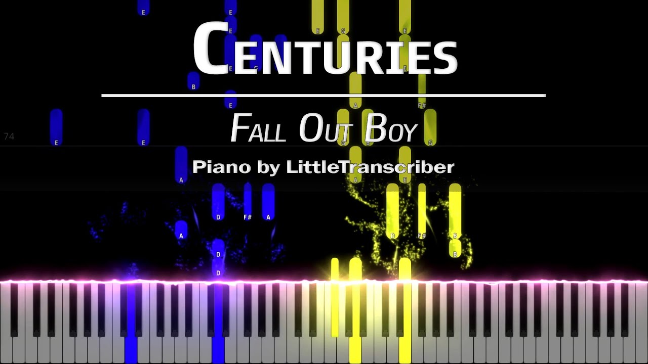 Fall Out Boy - Centuries (Piano Cover) Tutorial by LittleTranscriber