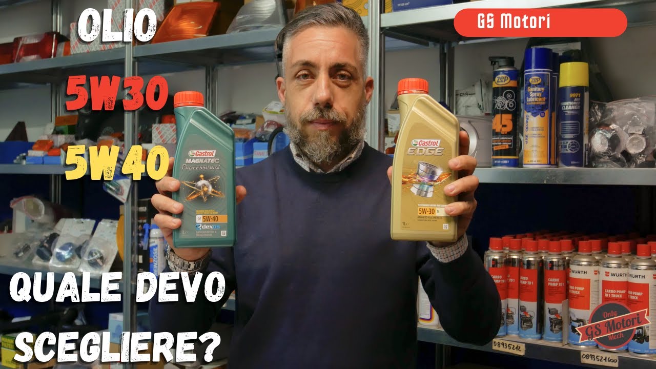 Devo utilizzare un olio 5w30 o uno 5w40? Vediamolo insieme