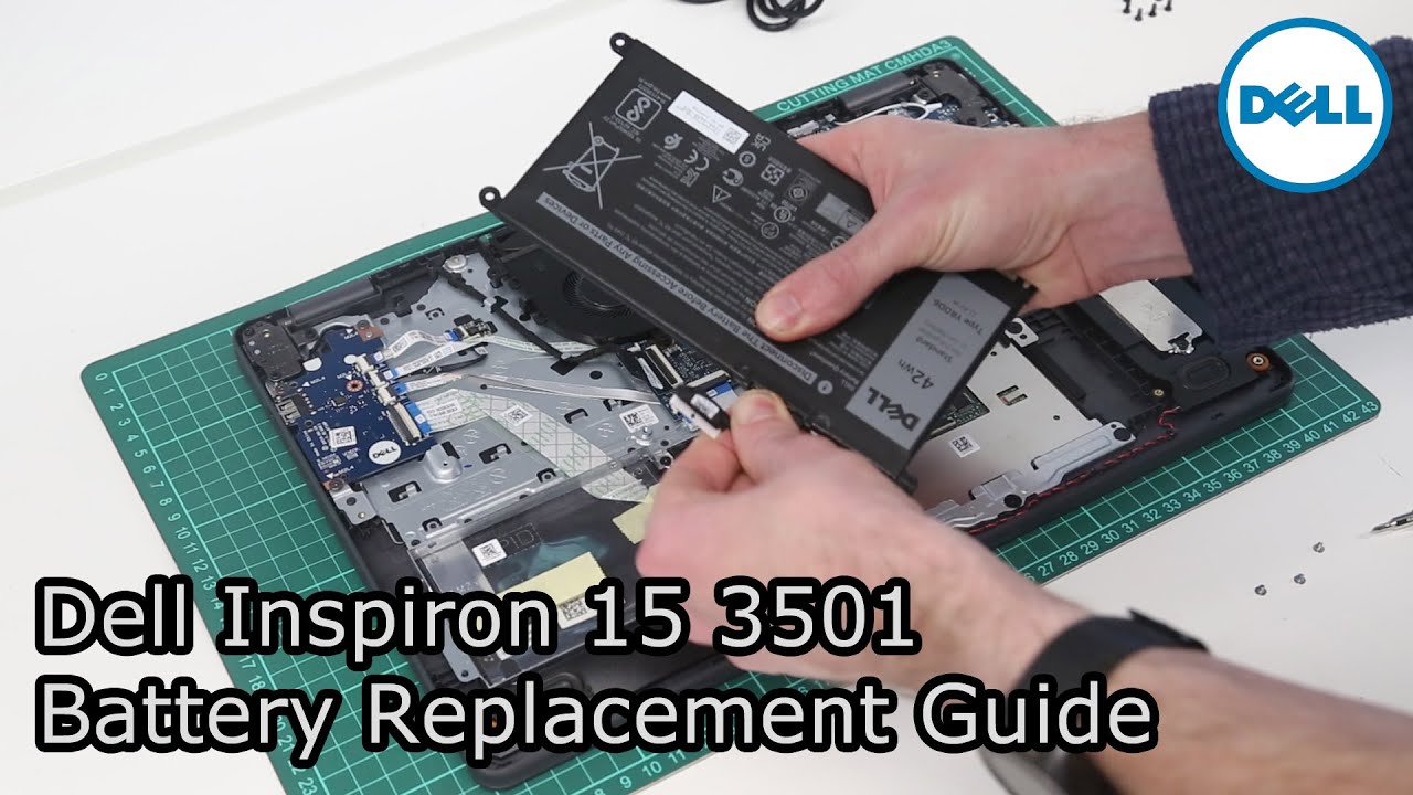 Dell Inspiron 15 3501 &mdash; Руководство по замене аккумулятора