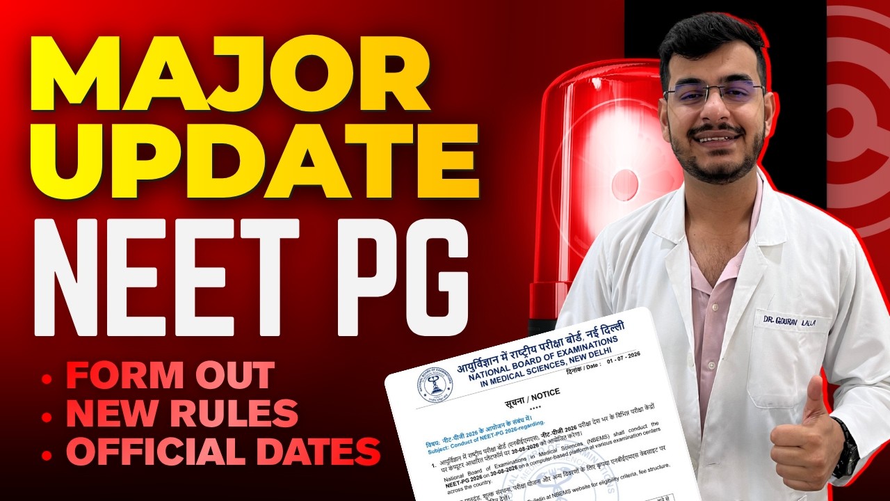 NEET PG 2026 Application Forms are Out Now 🚨 #neetpg #neetpg2026