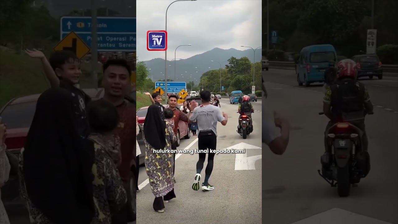 Syed Saddiq tetap lari dalam hujan walau kejang otot