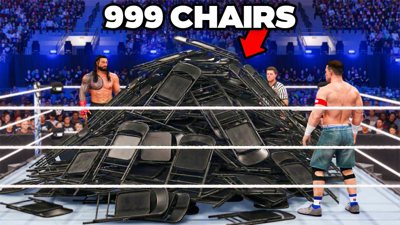 I put 1,000 chairs in the ring and this happened..