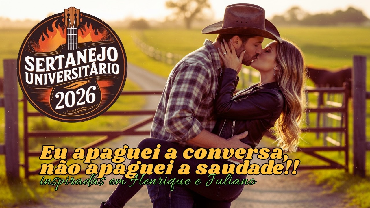 MÚSICAS SERTANEJO UNIVERSITÁRIO 2026 | Eu apaguei a conversa, não apaguei a saudade