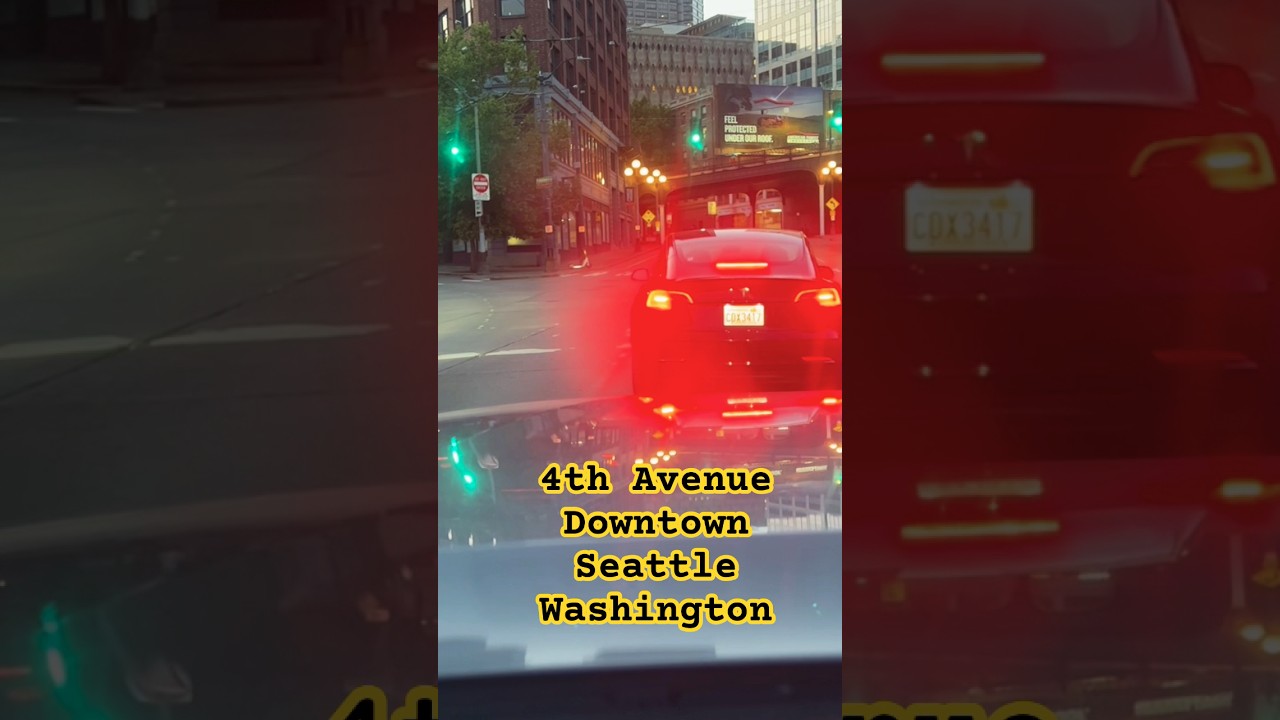 4TH Avenue Downtown Seattle Washington #short #wastate #seattle #shorts #washington #amazon #travel