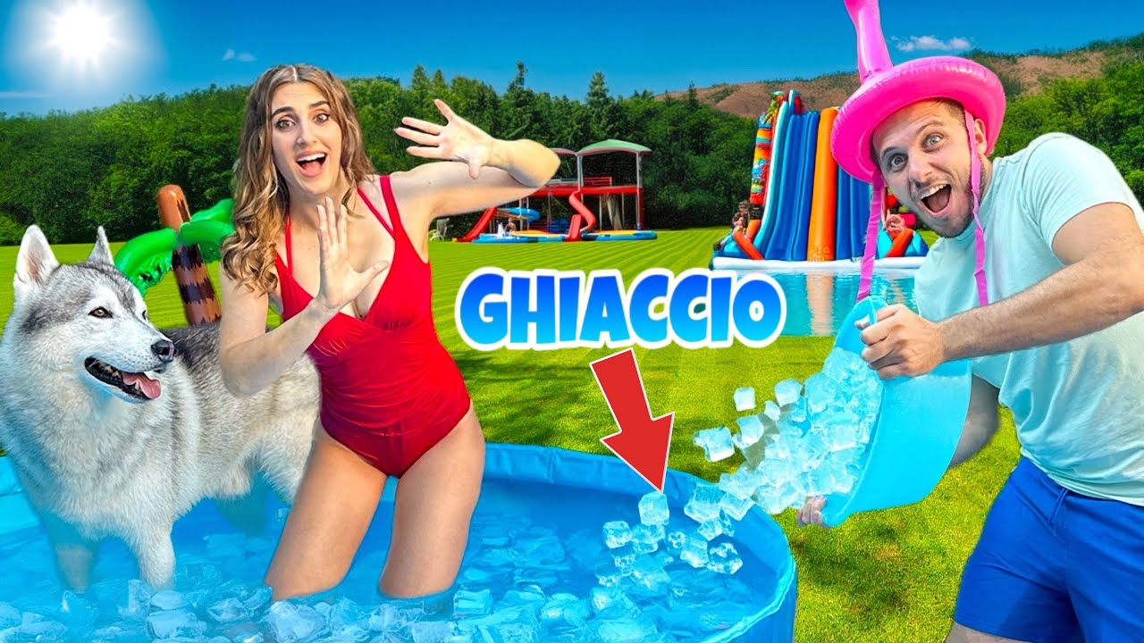 CREO UN PARCO ACQUATICO PER CANI IN GIARDINO 🐶💦🛝 | MARTY E YUKO