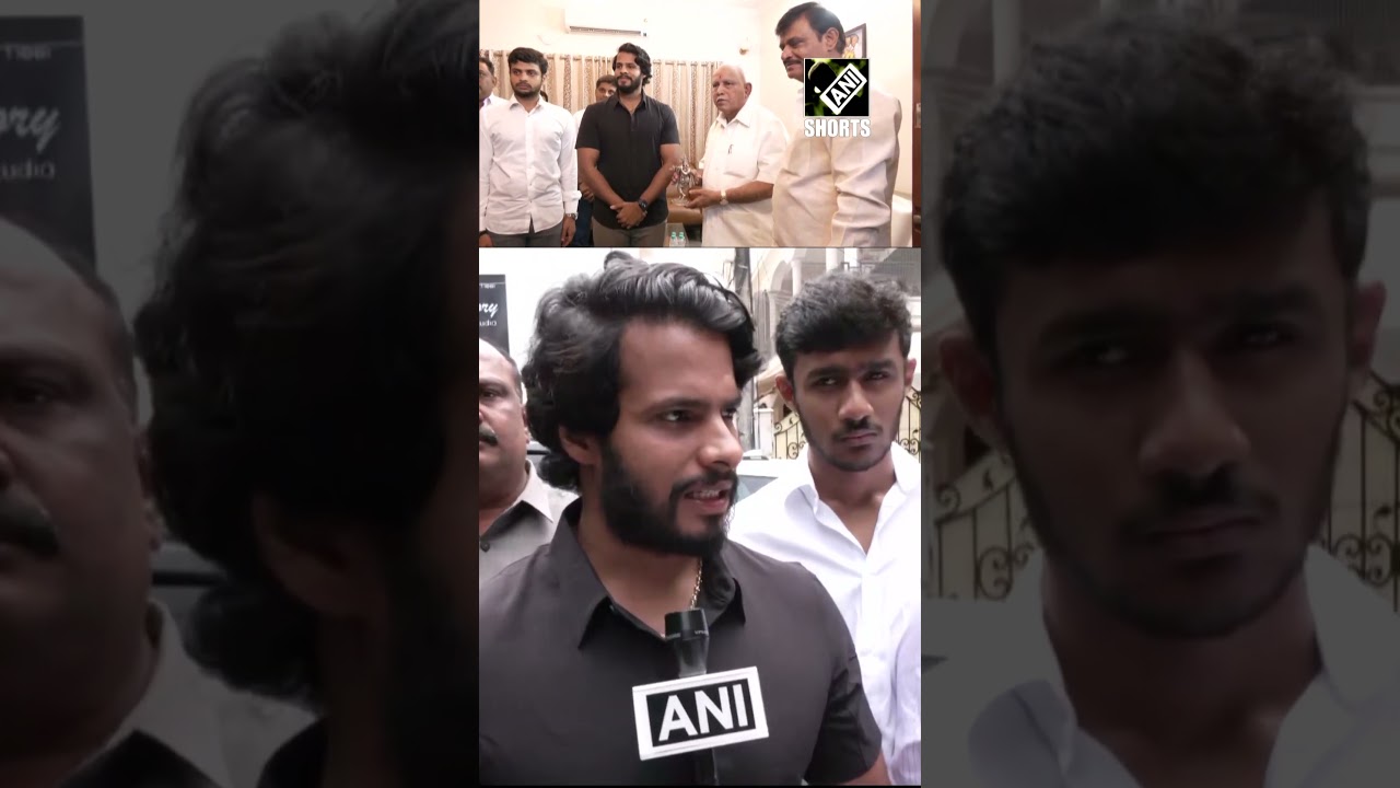 &ldquo;Came here to take his blessings&hellip;&rdquo; JDS&rsquo; Nikhil Kumaraswamy meets BS Yediyurappa in Bengaluru