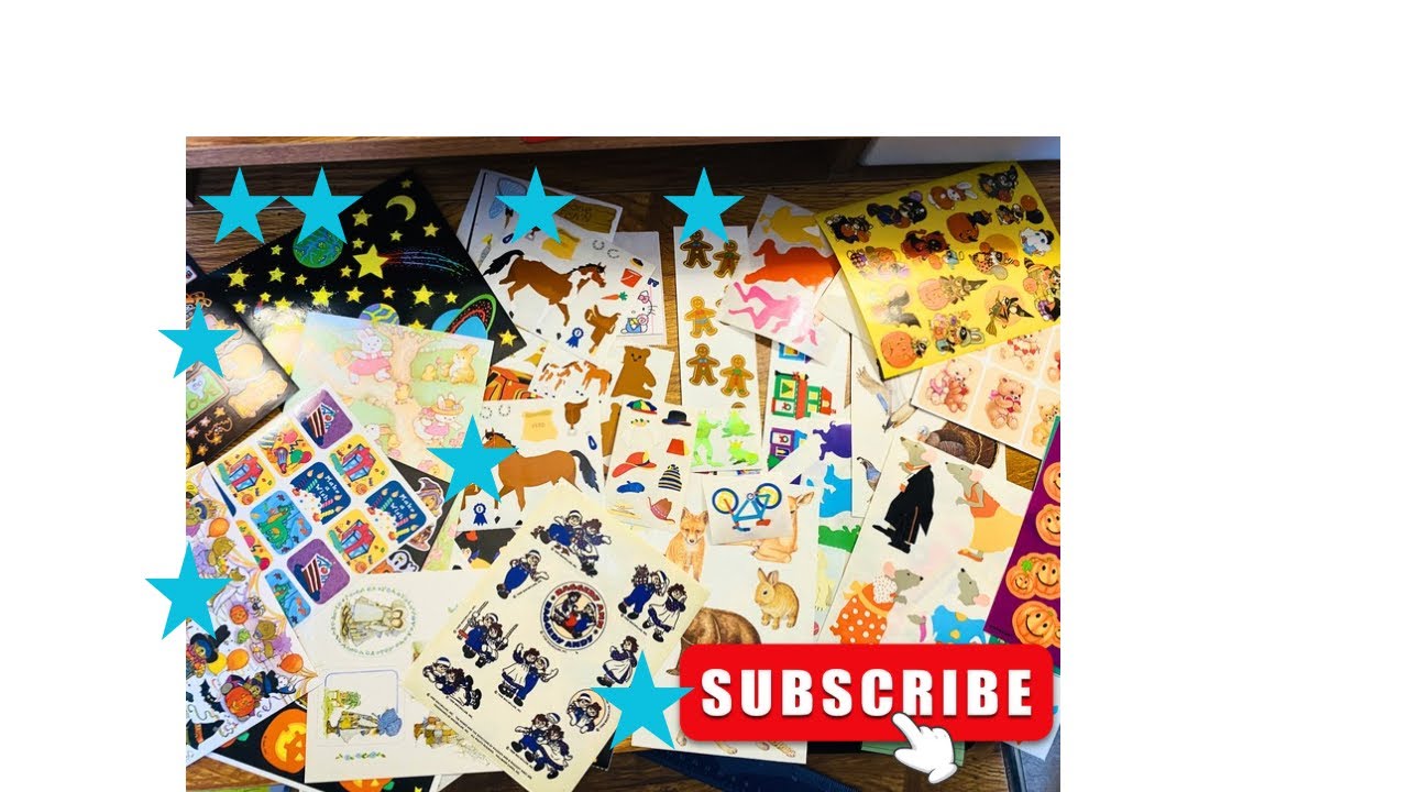Sharing More of the Stickers I’ve Been Hoarding! Show & Tell Part 2 