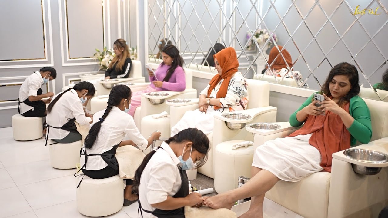 pedicure Shoot | Salon service | Nadia's Makeover | Flash Dot Photography