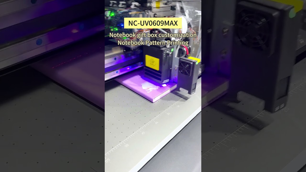 Notebook printing diy customization uv flatbed printer 6090max #diy #notebookprinting #uvprinter