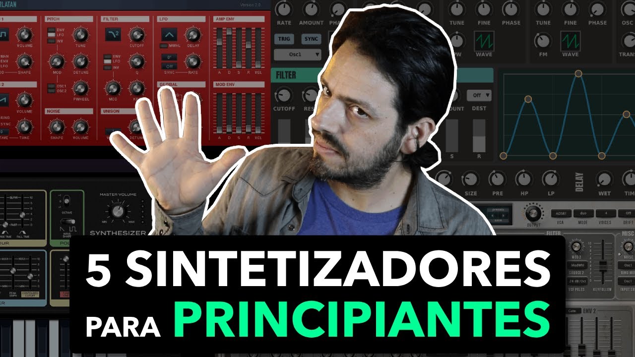 5 SINTETIZADORES FÁCILES de USAR para PRINCIPIANTES