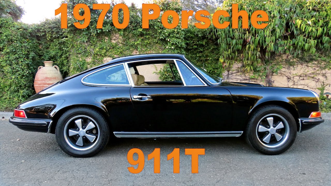 Porsche 911T 1970 года с сертификатом подлинности Porsche