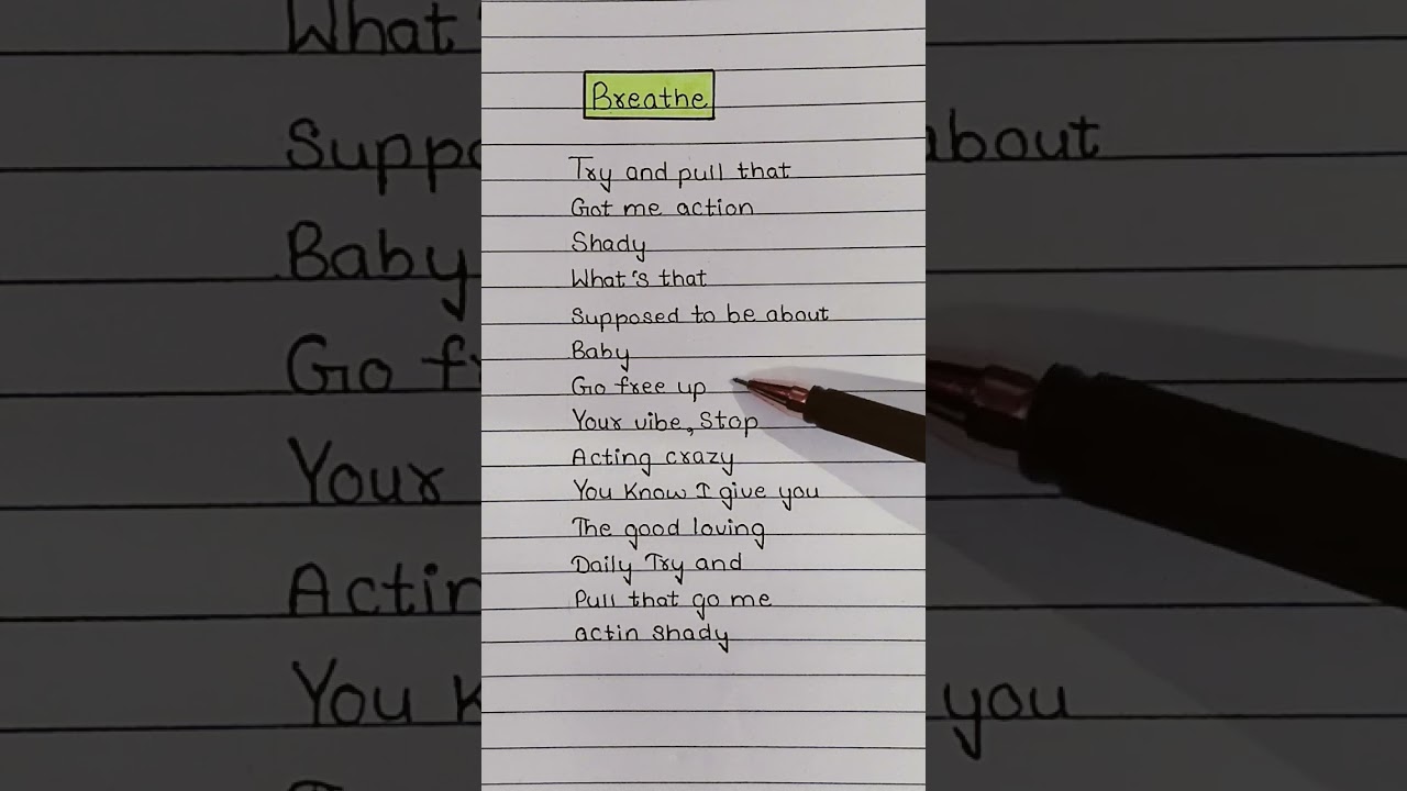 Breathe (Lyrics) ~ Olly Alexander 🩷 #lyrics #song