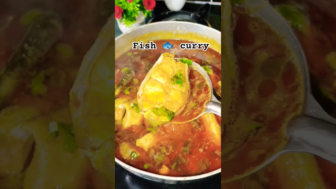 Rohu Fish Curry 🥘✨ Masala Fish Curry Recipe #fishcurry #fishcurryrecipe #shorts #ytshorts #recipe