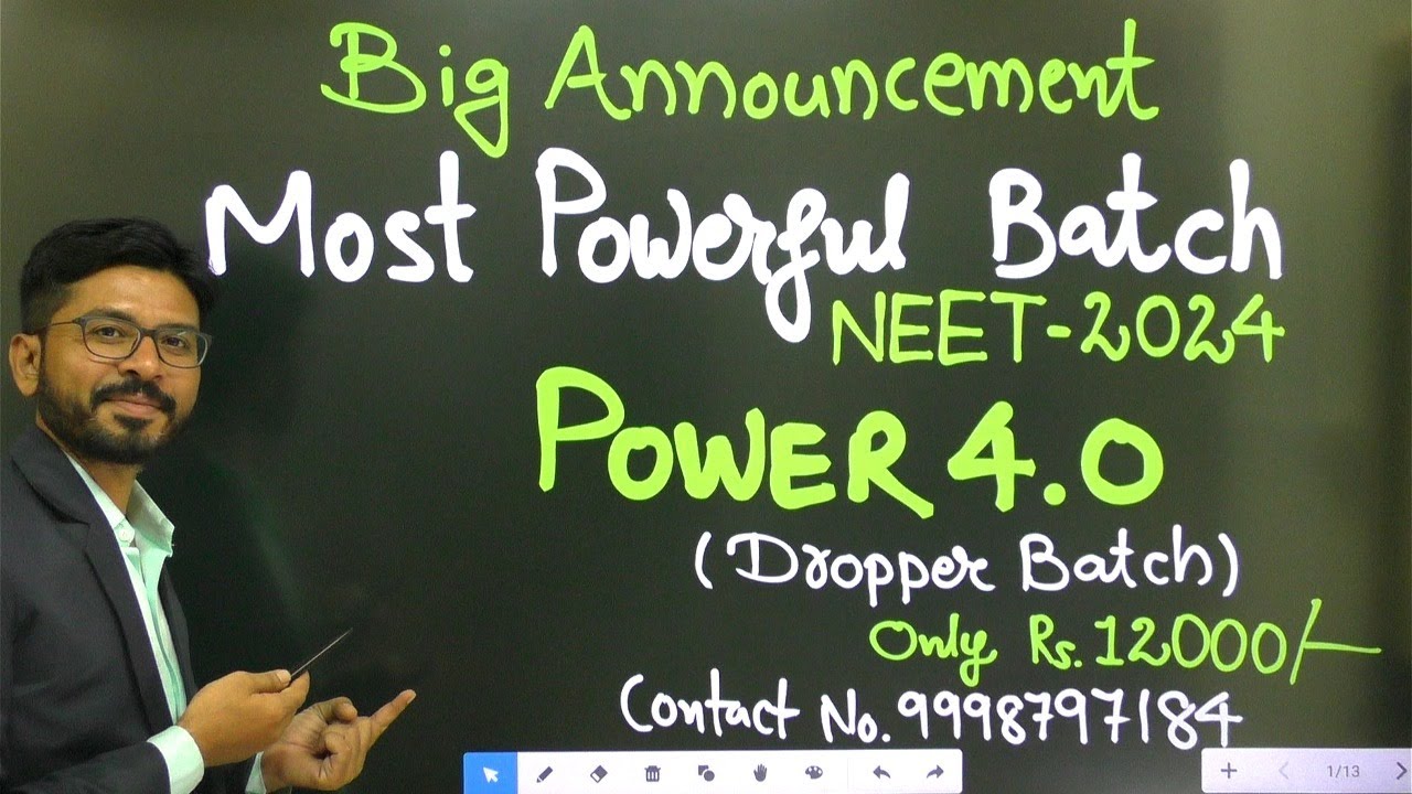 MOST Powerful Batch for NEET 2024 : POWER 4.0 Batch Launch | Only Rs. 12000/-