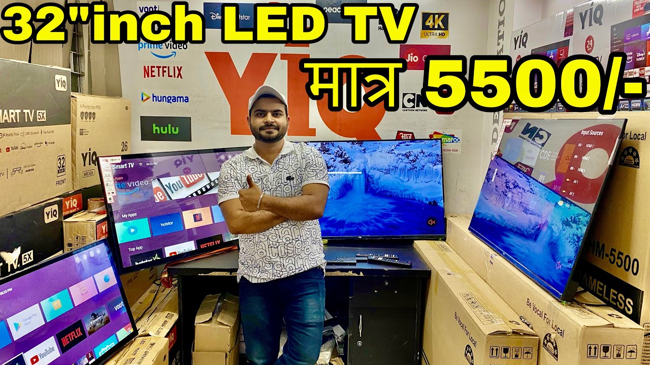 32”inch Led Tv मात्र 5500/-cz | Demo & Details of Smart Led Tv | 40”inch Discontinue | KkEnterprises