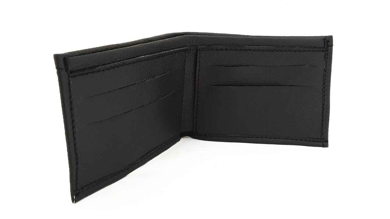 PATRONES y Confección  de BILLETERA Sencilla de Caballero