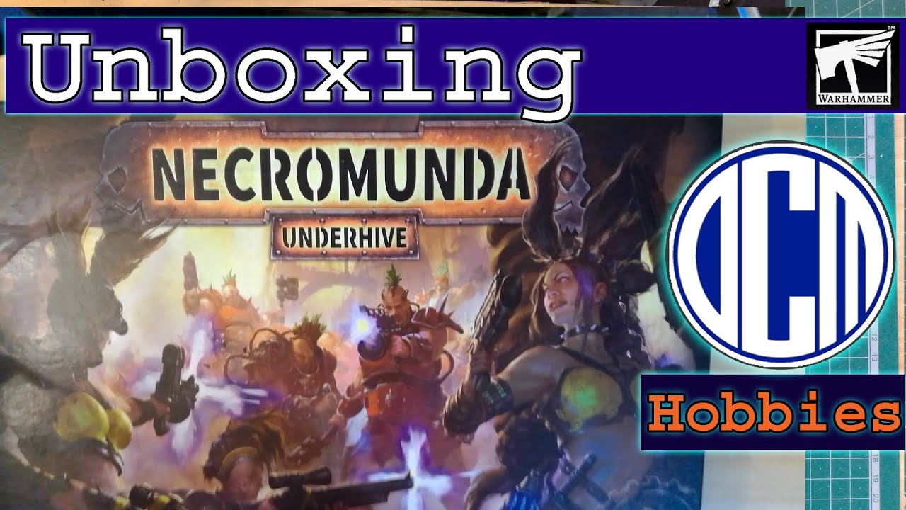 [NECROMUNDA UNDERHIVE] Unboxing Games Workshop Warhammer 40k Box Set | OCM Hobbies