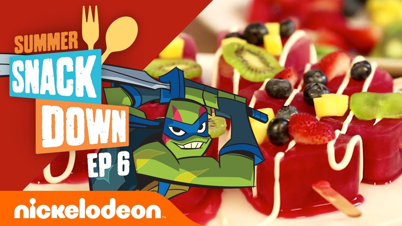 How to Make Rise of the TMNT Inspired Pizza Popsicles 🍕 | Summer Snackdown Ep. 6 | Nick