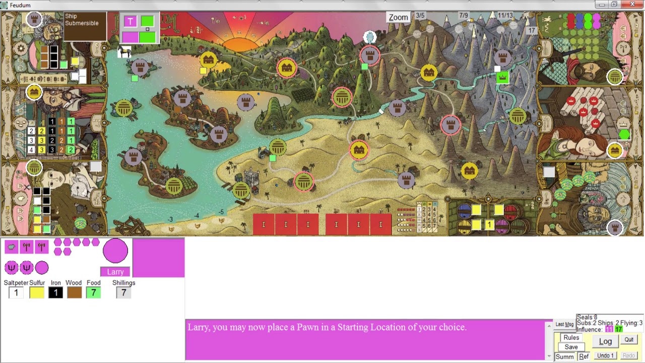 FEUDUM - SOLO TUTORIAL AND PLAYTHROUGH - Queen's Army Expansion