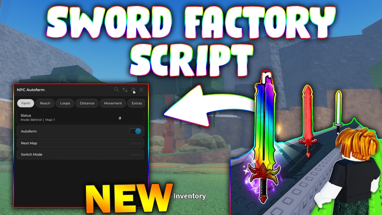 *NEW* Sword Factory Script (PASTEBIN 2026) (AUTO CLICKER , AUTO FARM , SPEED )