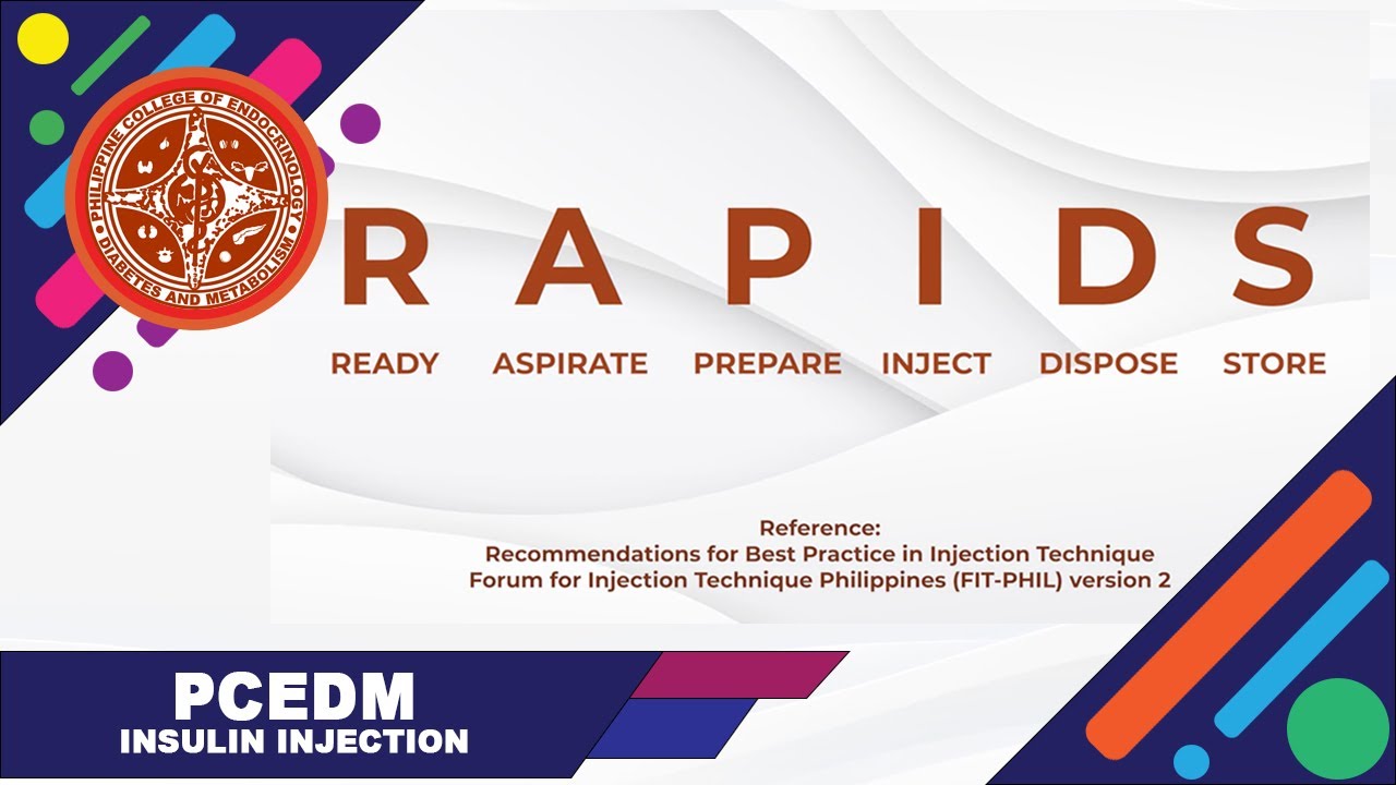 Mixing and Injecting Insulin with a Syringe (BISAYA version) | PCEDM