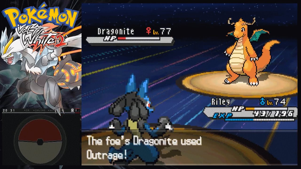 Pokemon Volt White 2 Vs Champion Iris (Challenge Mode)