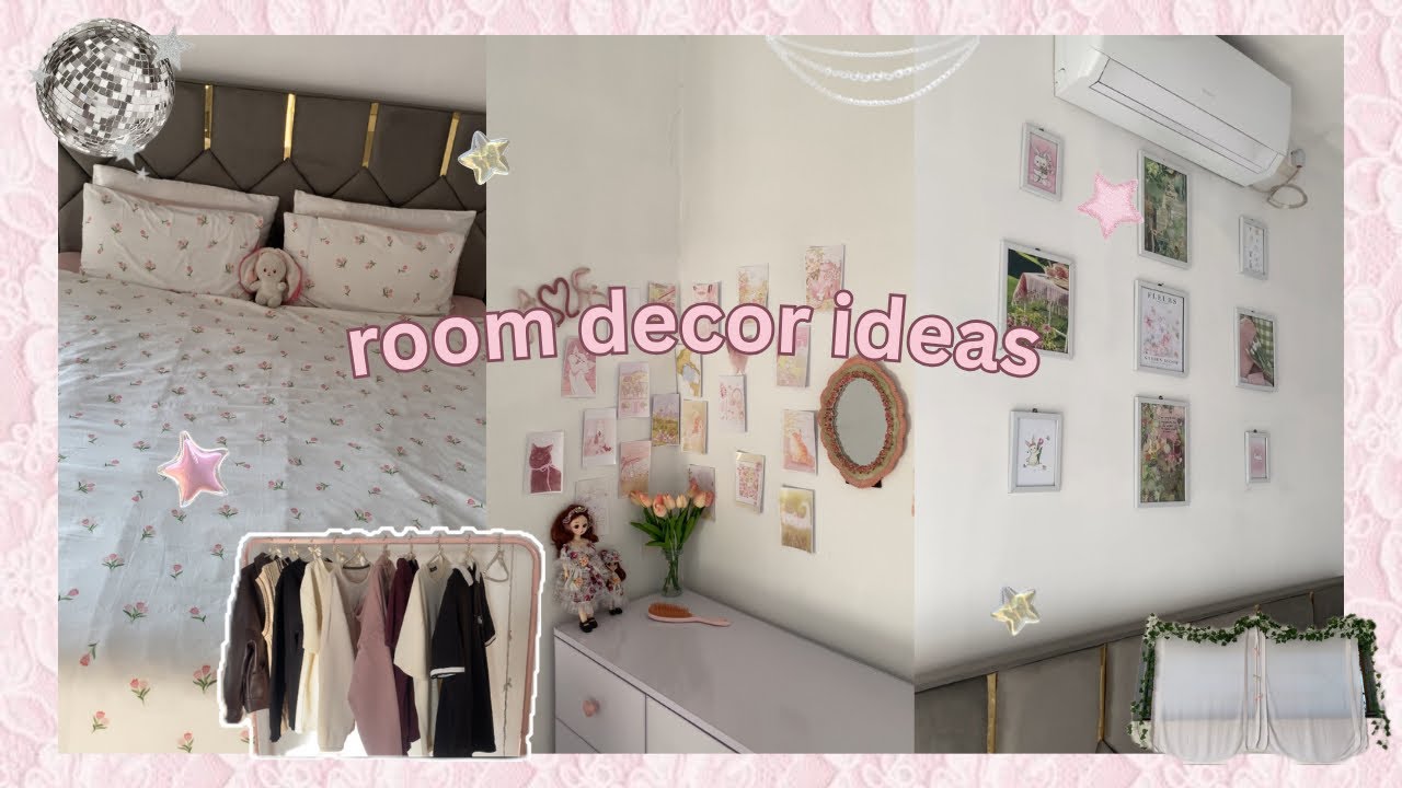 Aesthetic room decor ideas to get your *Dream ROOM*🩰🪩