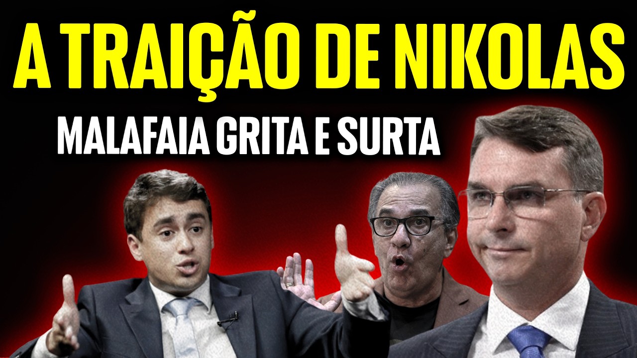 BATE-BOCA E TRAIÇÕES! FACADA DE NIKOLAS EM FLÁVIO E O SURTO DE MALAFAIA CONTRA EDUARDO BOLSONARO!