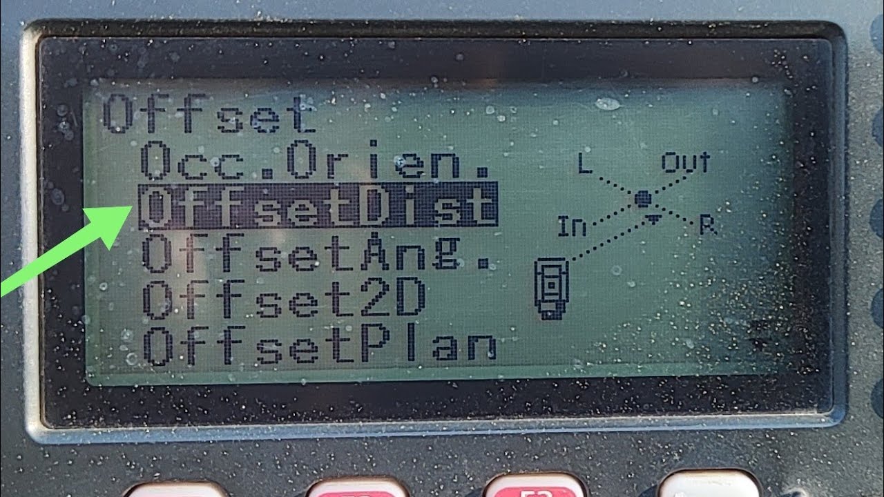 How to use Offset Distance function in Topcon or Sokkia Total Station