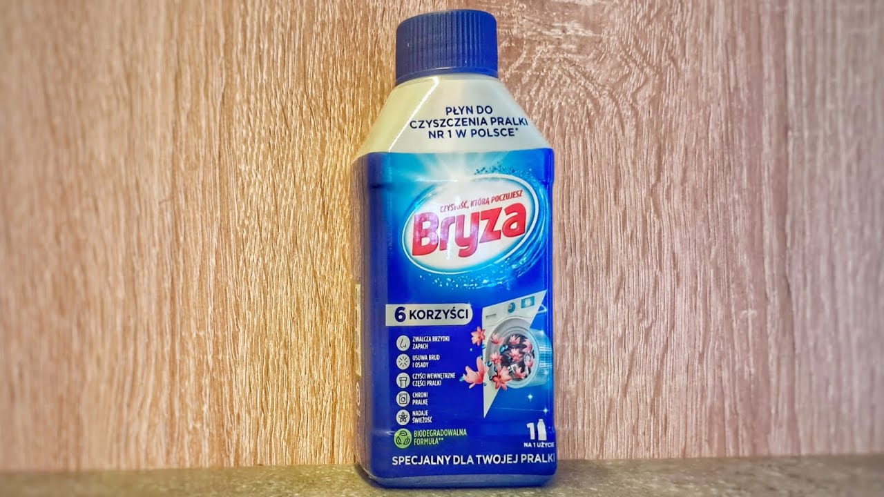 BRYZA 15 zł (3.65 USD) PŁYN DO CZYSZCZENIA PRALKI 250ml CLEANRIGHT.EU #biedronka (MADE IN POLAND)