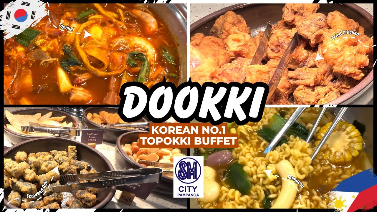 DOOKKI 🇵🇭🇰🇷 | Trying out Korean food at SM Pampanga