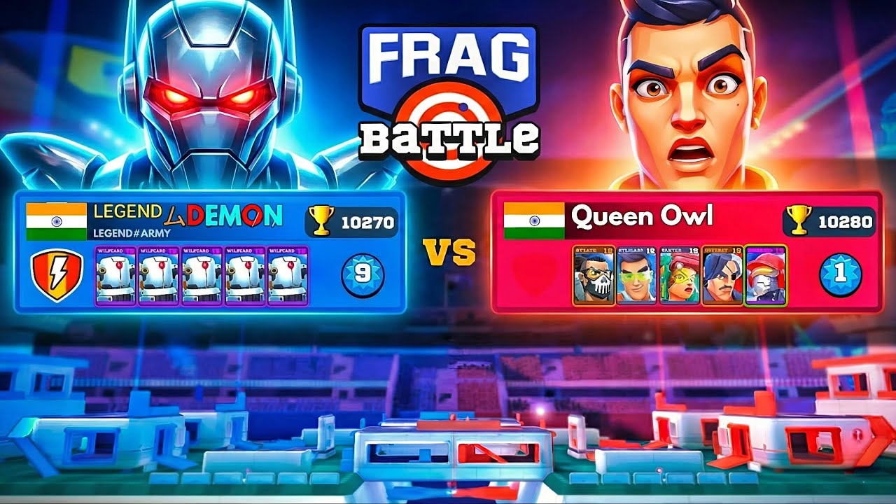 Robot vs Characters in FRAG Pro Shooter 😱
