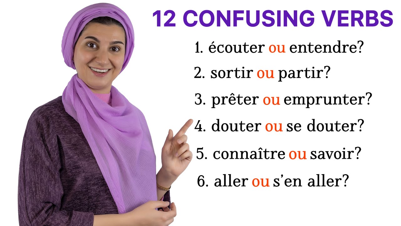 🟣12 Confusing French Verbs🟣